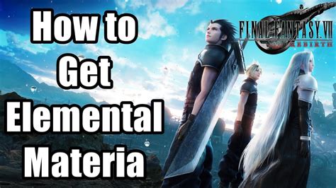 How to Get Elemental Materia .